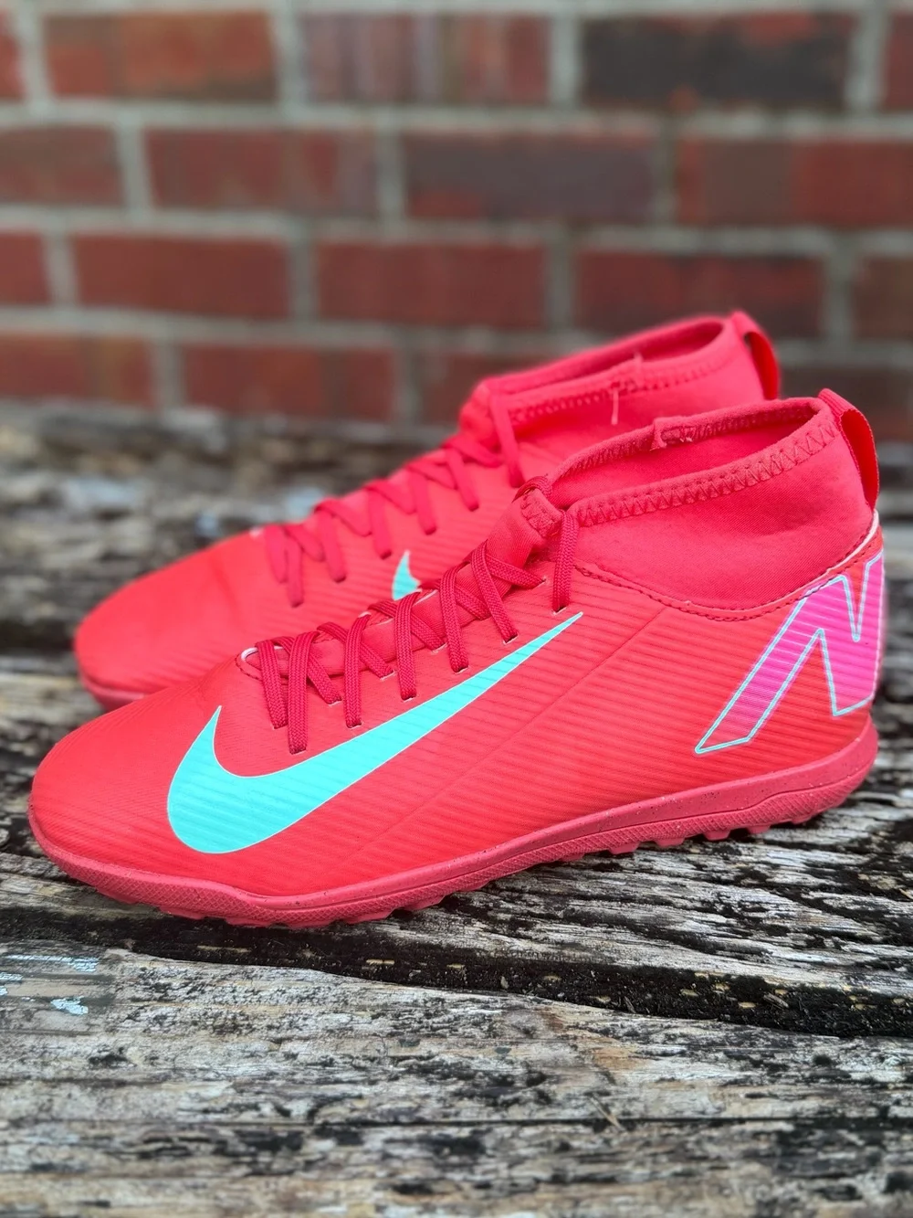 Nike Jr. Mercurial Superfly 10 Club TF Sz 5.5Y (Women-7)High-Top Soccer Shoes X2